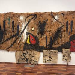 Sobreteixim with Eight Umbrellas, Joan Miro, 1973.