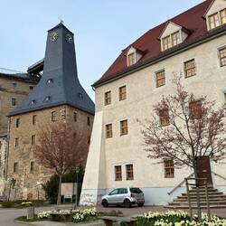Der Borlachturm - damit war es früher möglich aus 220m Tiefe die Salzsole aus der Tiefe zu holen.