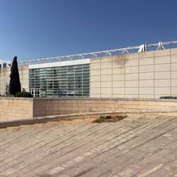 The Olympic stadium and surrounding facilities.
