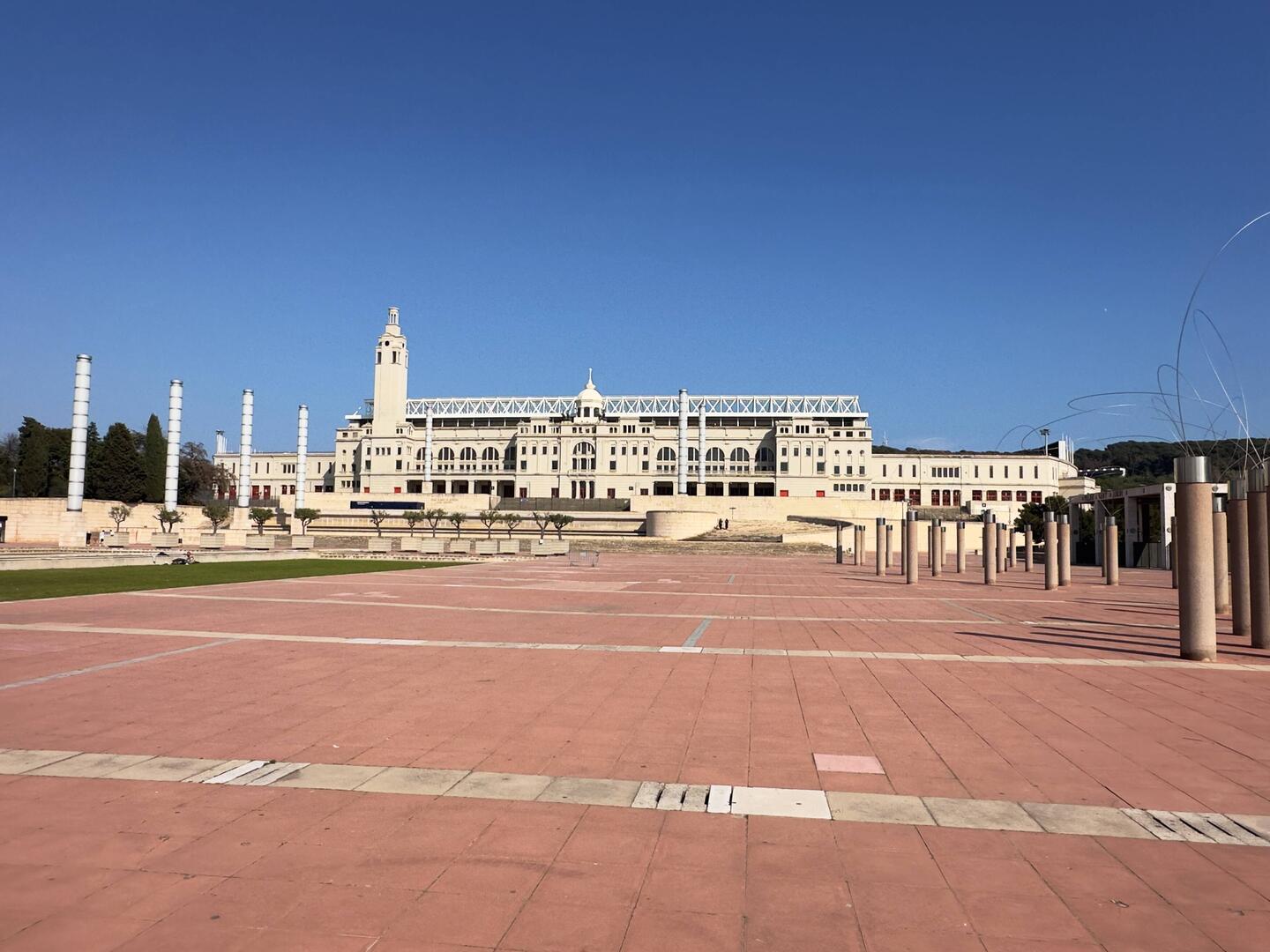 The Olympic stadium and surrounding facilities.