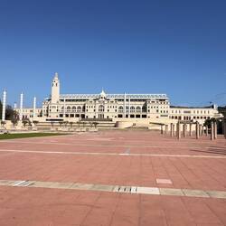 The Olympic stadium and surrounding facilities.