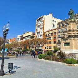 Blick zurück auf die Rambla Nova