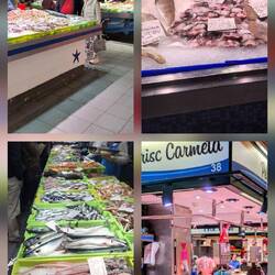 Ein Riesenangebot an Fisch und Meeresfrüchten