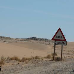 Es ist etwas sandig hier