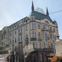 Moscow Hotel, apparently the oldest and still one of the nicest.