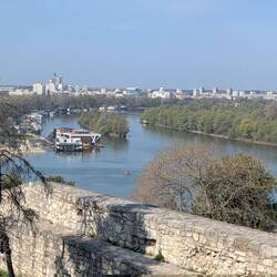 Sava and Danube Rivers confluence