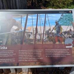 Die Landezone war nicht direkt hier, aber sehr nah.