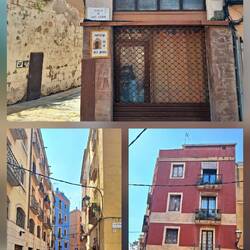 Alte Fassaden, manche mit neuen Farben