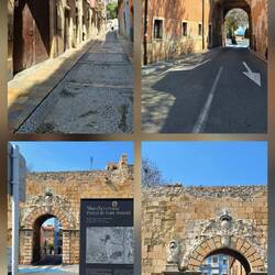 Reste der römischen Mauer mit dem Portal de Sant Antoni