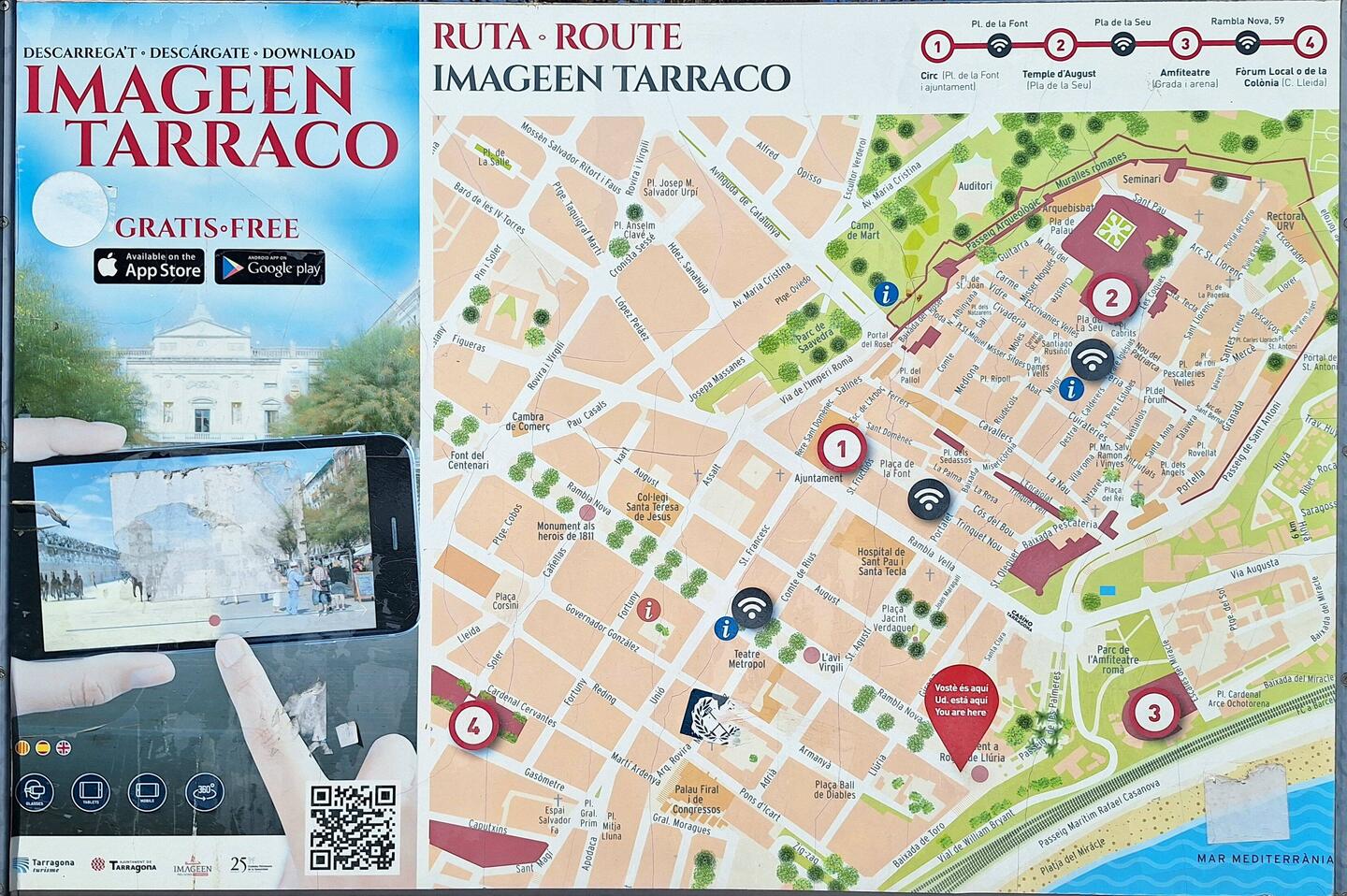 Das könnte ein Weg durch die Altstadt sein