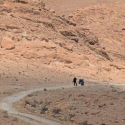 Kevin auf der Rommelpiste