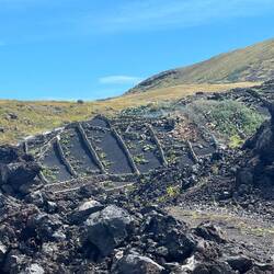 Terrassierte Anbaufelder