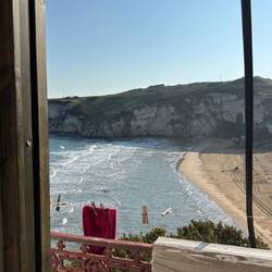 Blick auf die Spiaggia Zaiana