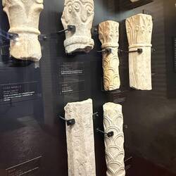 Architectural fragments, 6th to 8th century.