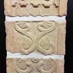 Architectural fragments, 6th to 8th century.
