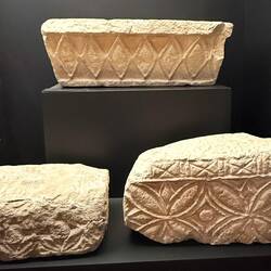 Architectural fragments, 6th to 8th century.