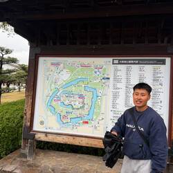 Unser Guide: der japanische Student Ben