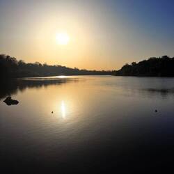 Morgens am Gambia River