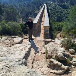 Hier sieht man noch den Einlauf ins Aquädukt