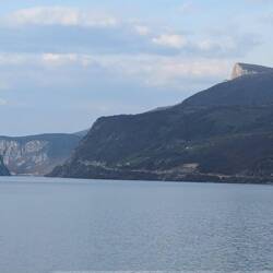 The Iron Gates looming in the distance.