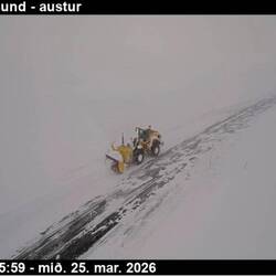 Images webcam de la route qui va du port à la première petite ville