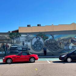 History of Titusville Mural