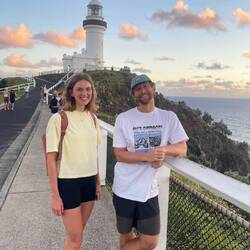 Raydon aus Kanada, der morgens zum Sonnenaufgangshike anscheinend gerne philosophische Fragen stellt