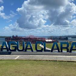 Panama Kanal, die neue Schleuse, Agua clara