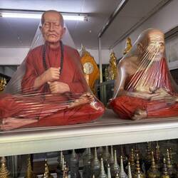 Including these very lifelike monks. We thought they may just open their eyes at any minute!