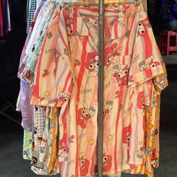 Wearing pyjamas is the new daytime leisure wear in Thailand. Very on trend.
