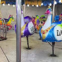 Have you ever seen a sadder looking merry-go-round?