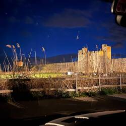 Abendliche Aussicht aus dem WZ