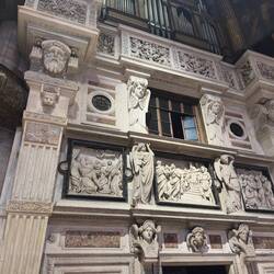 The interior of the Duomo.