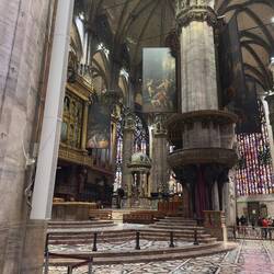 The interior of the Duomo.