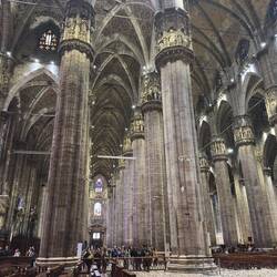 The interior of the Duomo.