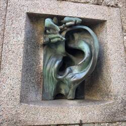 The Atlas Obscura listed Bronze Ear of Casa Sola Busca.