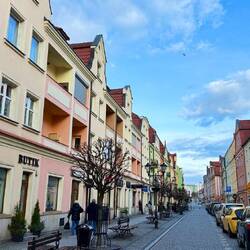 Erste Schritte auf polnischem Boden.
