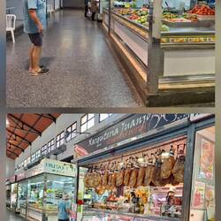 Erstmal in die Markthalle Sagunt, bevor geschlossen wird