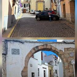 Oben: Ermita de la Sang Unten: Zum ehem. Jüd. Viertel