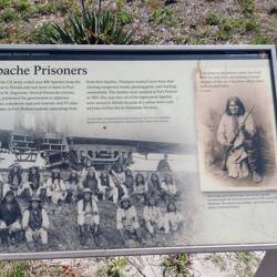 Im Fort wurden Apachen gefangen gehalten, unter anderem Geronimo.
