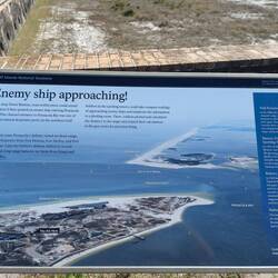 Der Grund für die Forts und Batterien.