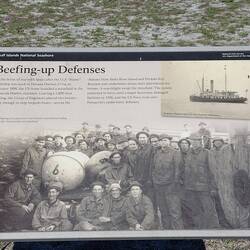 Außerdem gab es für die Durchfahrt auch eine Minenabteilung.