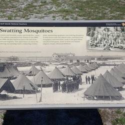 Teilweise waren die Soldaten hier in Zelten untergebracht.