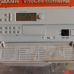 Setting the heating on the large german boiler was a challenge