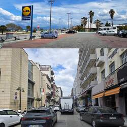 ..ein Lidl direkt am Meer🌊🛒und dann nochmal durch Patras getongelt😉🚐🚐