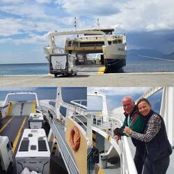 ..wir haben es nicht eilig und fahren sowieso gerne Fähre⛴️👌🏻😀