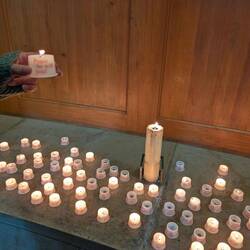 Eine Kerze für die Liebsten da oben ❤️