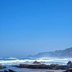 Et voilà, ä Strand mit Charakter: Praia do Castelejo.