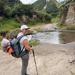 Starkregen...Weg ist feucht