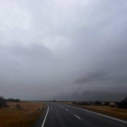 Leider gar keine Sicht auf Mount Cook